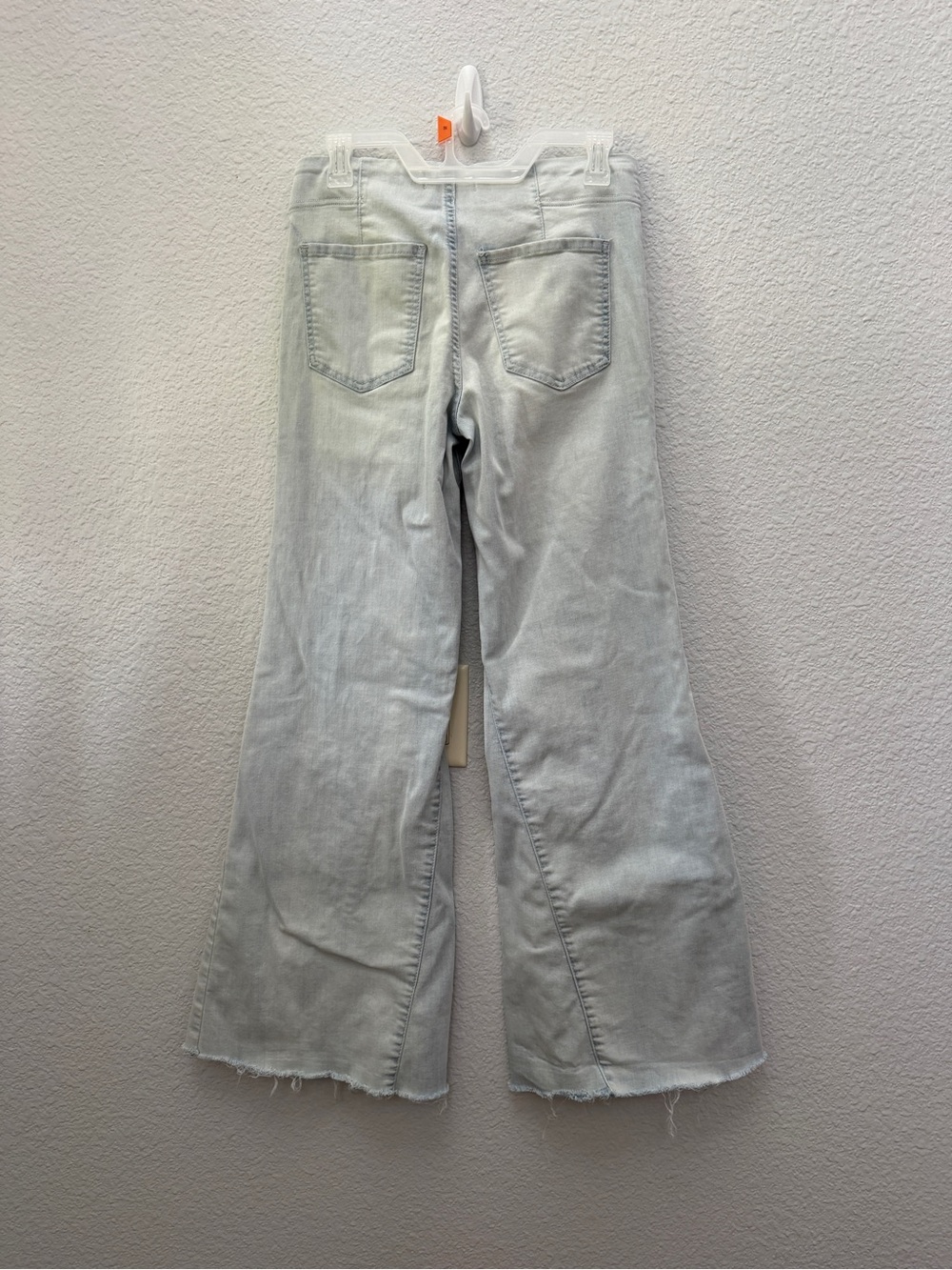 Free People Pale Blue High-Rise Flare Jeans - Size 28 - Picture 4 of 4